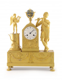 Table clock with Apollo