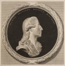 Profil Václava Antonína z Kounic-Rietbergu [Jacob Matthias Schmutzer (1733-1811)]