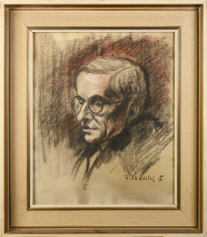 Portrét básníka Jana Zahradníčka [František Bílkovský (1909-1998)]