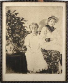 Children (Lála and Ička) [Max Švabinský (1873-1962)]