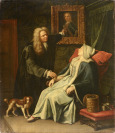 Návštěva lékaře [Cornelis de Man, připsáno (1621-1706)]