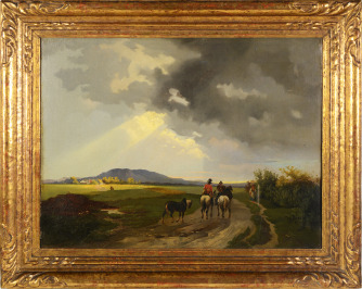 Landscape with Riders in the Sunset [Anonym]