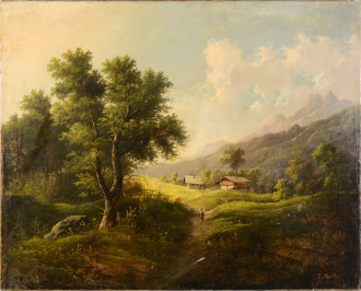 Alpine Landscape [Eduard Heller (1852)]