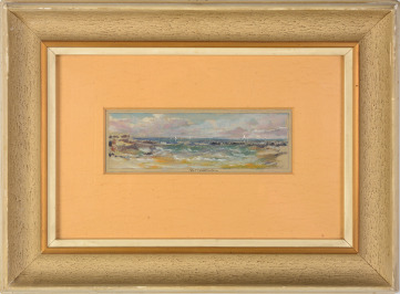 Mořské pobřeží a krajina [František Myslivec (1890-1965)]