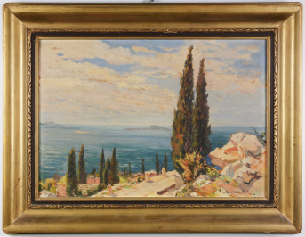 Dalmatské pobřeží [František Cína Jelínek (1882-1961)]