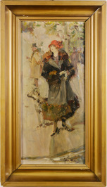 Lady with a Dog [Jan Šebek (1890-1966)]