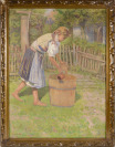 Děvče s vědrem vody [Josef Koudelka (1877-1960)]