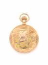 Goldene Taschenuhr mit Chatelaine []