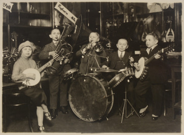 Three Photographs of The Singer Midgets Troupe [Willy Ströminger (1902-1985)]