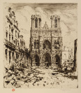 Kathedrale in Reims [František Tavík Šimon (1877-1942)]