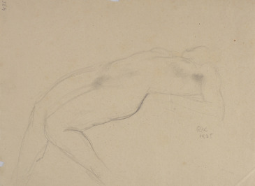 Lying Nude [Rudolf Kremlička (1866-1932)]