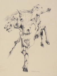 Surrealistická kresba [Václav Zykmund (1914-1984)]