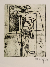 Satz von vier Grafiken und Zeichnungen [Bohumír Matal (1922-1988), Václav Zykmund (1914-1984)]