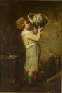 Junge mit Krug [Pierre Édouard Frere (1819-1886)]