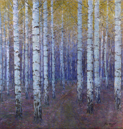 Birch Grove in the Dark [Augustin Mervart (1889-1968)]