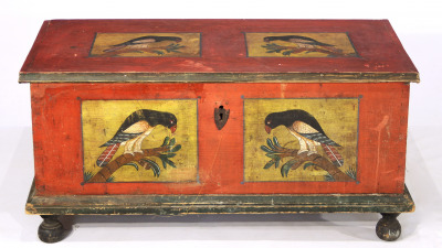 Painted Folk Chest