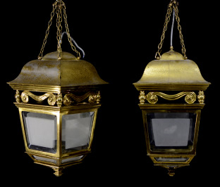 Four Pendant Lamps