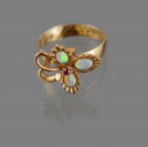 Gold Ring with a Shamrock []