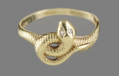 Gold Ring - Snake