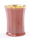 Becher - rotes Hyalithglas []