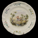 Plate with a Gallant Scene []