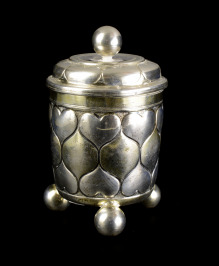 Silver Sugar Bowl [Germany, Augsburg, Paul Solanier (1635-1724),]