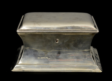 Silver Sugar Box [Austrian Empire, Vienna, Andreas Weichesmüller (active 1832-1862),]