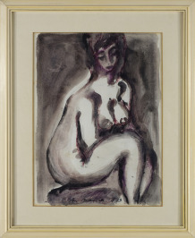 Sitting Nude [Jan Bauch (1898-1995)]