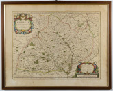 Karte von Mähren [Jan Amos Komenský (1592-1670) Willem Janszoon Blaeu (1571-1638)]