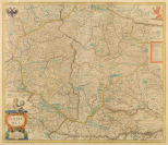 Mapa Čech [Pavel Aretin z Ehrenfeldu (1570-1640) Johannes Janssonius (1588-1664)]