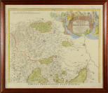 Dvojdílná mapa přerovského kraje  [Johann Christoph Müller (1673-1721) Johann Baptist Homann (1664-1724)]