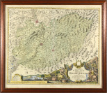Mapa hradišťského kraje [Johann Christoph Müller (1673-1721) Johann Baptist Homann (1664-1724)]