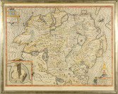 Mapa provincie Ulster [John Speed (1551-1629)]