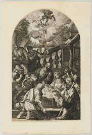 Anbetung der Hirten [Jan II. Sadeler - zugeschrieben (1588-1665)]
