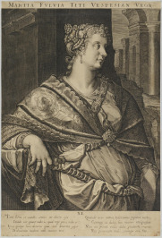 Martia Fulvia Titi, Vespasian Uxor [Aegidius II Sadeler (1570-1629), Marco Sadeler]