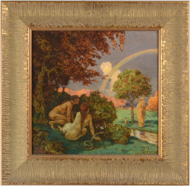 Adam and Eve in Paradise [Hermann Prediger (1886-1970)]
