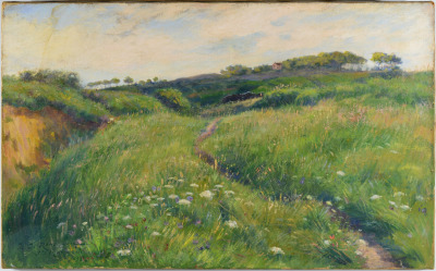 Landscape near Sainte-Marguerite-sur-Mer [Jean Jacques Rousseau (1861-1911)]