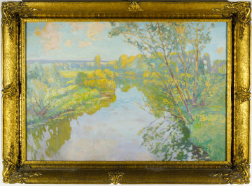 A Calm River [Jan Emanuel Václav Radimský (1867-1946)]
