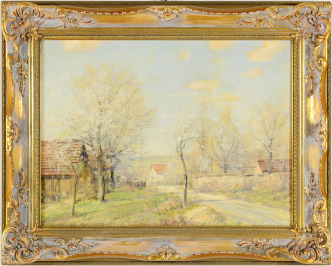 A Village in Spring [Josef Procházka (1909-1984)]