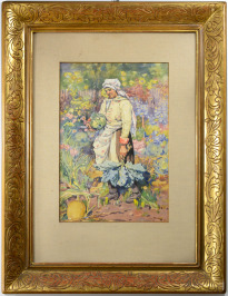 Girl in a Folk Costume [Antoš Frolka (1877-1935)]