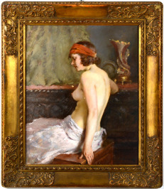 Sitting Female Nude [František A. Jelínek (1890-1977)]