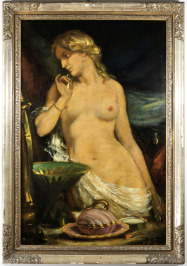 Nude with a Centerpiece [Vlastimil Košvanec (1887-1961)]