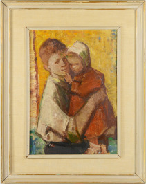 Chlapec s děvčetem [Mária Medvecká (1914-1987)]