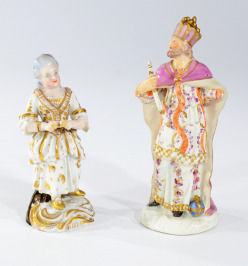Two Porcelain Statues