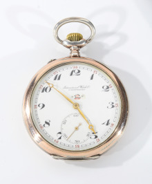 Silver pocket watch [Switzerland, Schaffhausen, IWC]