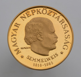Goldene Gedenkmünze 1000 Forint - Ignaz Semmelweis