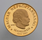 Goldene Gedenkmünze 1000 Forint - Ignaz Semmelweis []