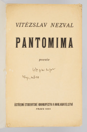 Pantomima [Vítězslav Nezval (1900-1950), Jindřich Štyrský (1899-1942)]
