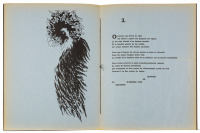 À un oiseau de houille perché sur la plus haute branche du feu [Élie-Charles Flamand (1928-2016) Toyen (1902-1980)]