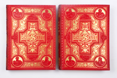 Písmo Svaté Starého a Nového Zákona - díl 1. a 2. [Gustave Doré (1832-1883), Josef Pfeiffer (1849-1894)]